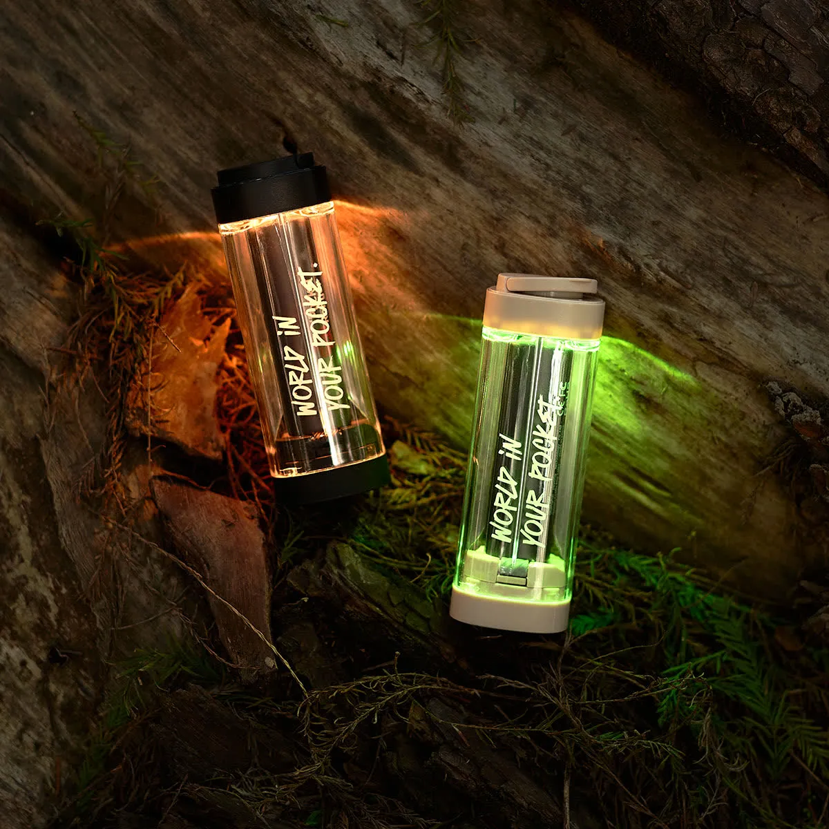 VSGO Pocket Ranger Lantern Lampada Campeggio Oro Sabbia