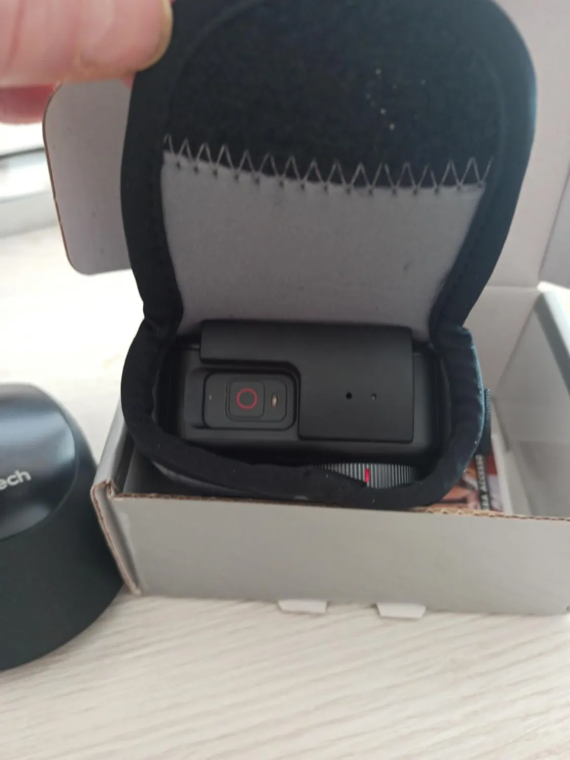 MegaGear custodia neoprene action cam blu piccola