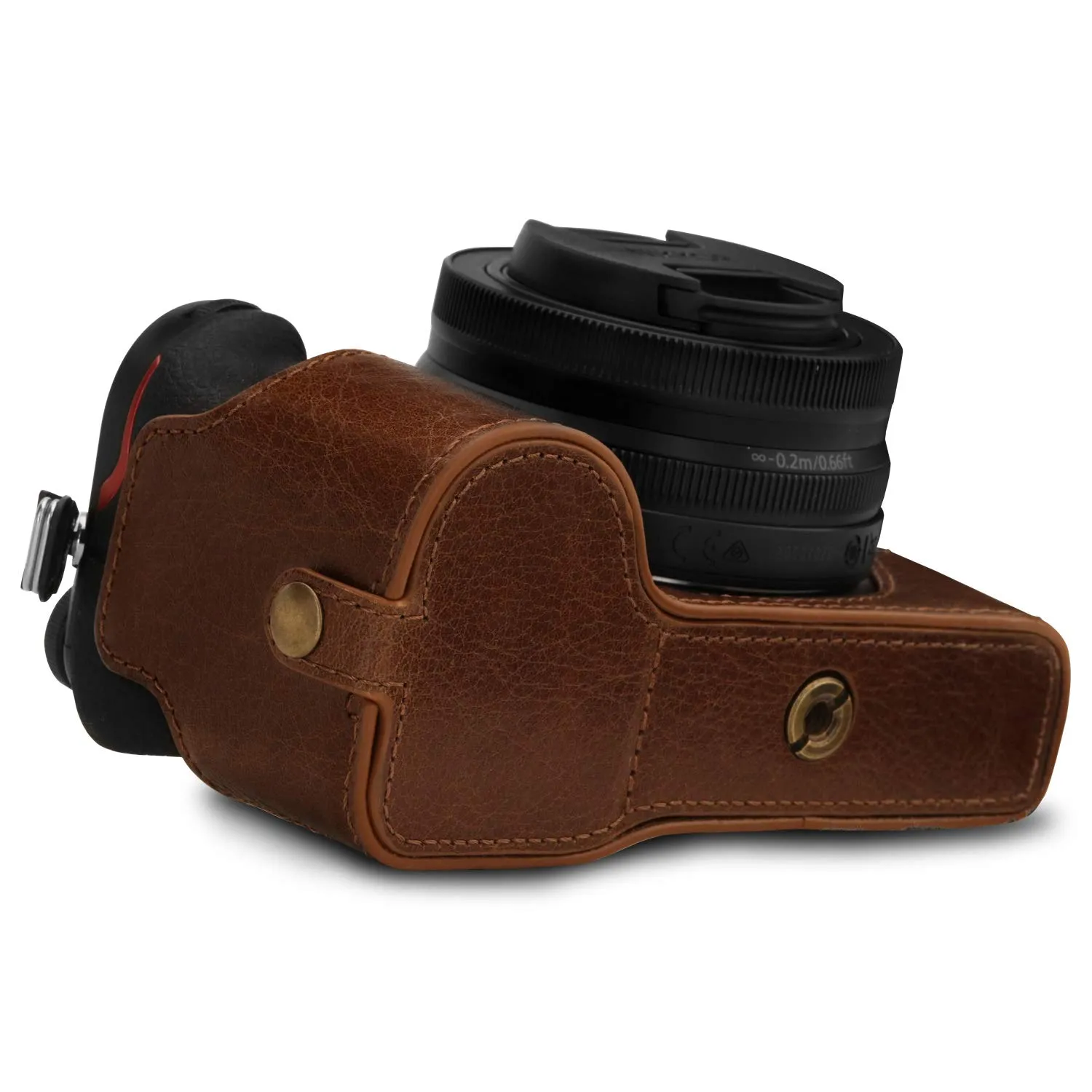 MegaGear Nikon Z50 MG1812 custodia pelle marrone ever ready