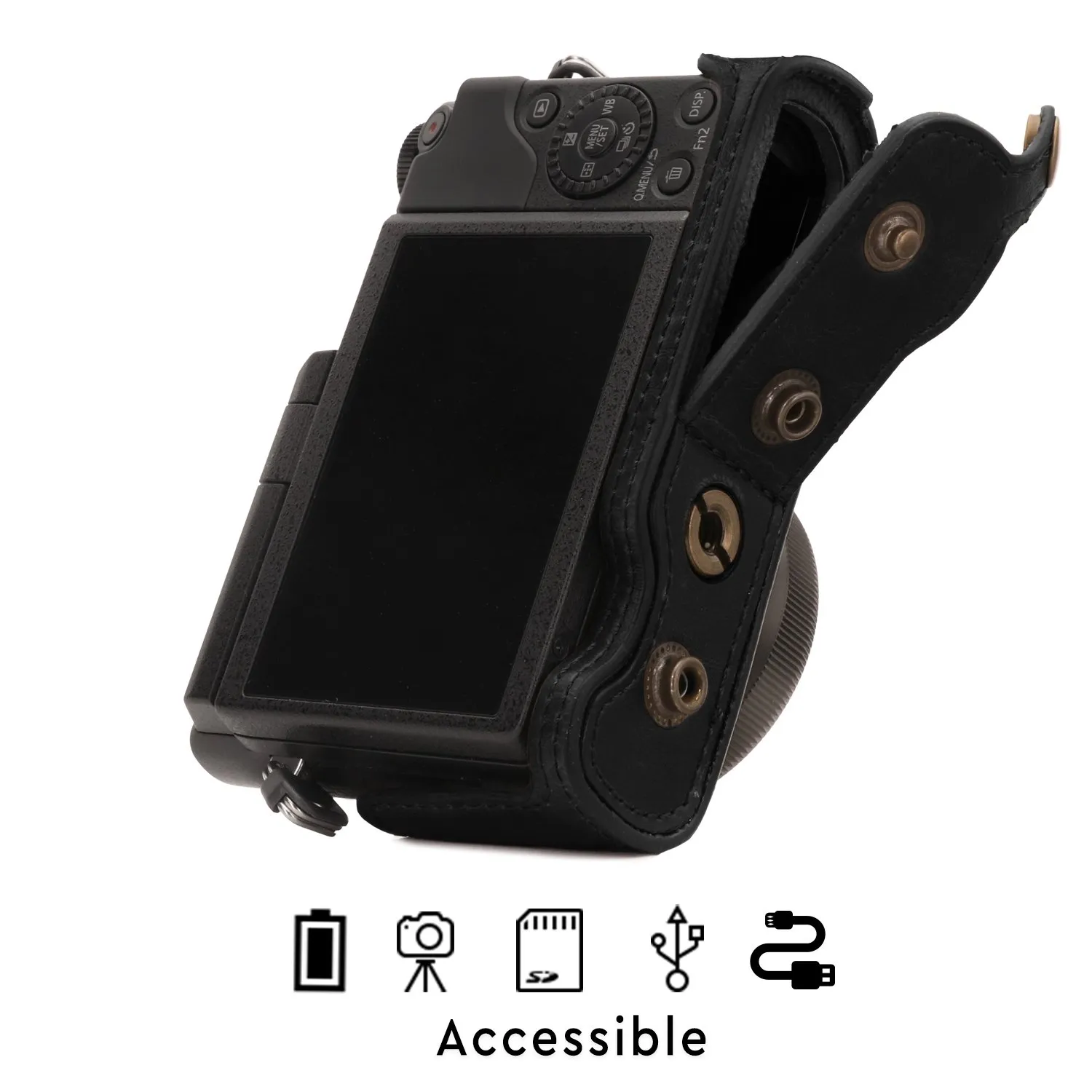 MegaGear Ever Ready custodia GX950 GF10 12-32mm nera