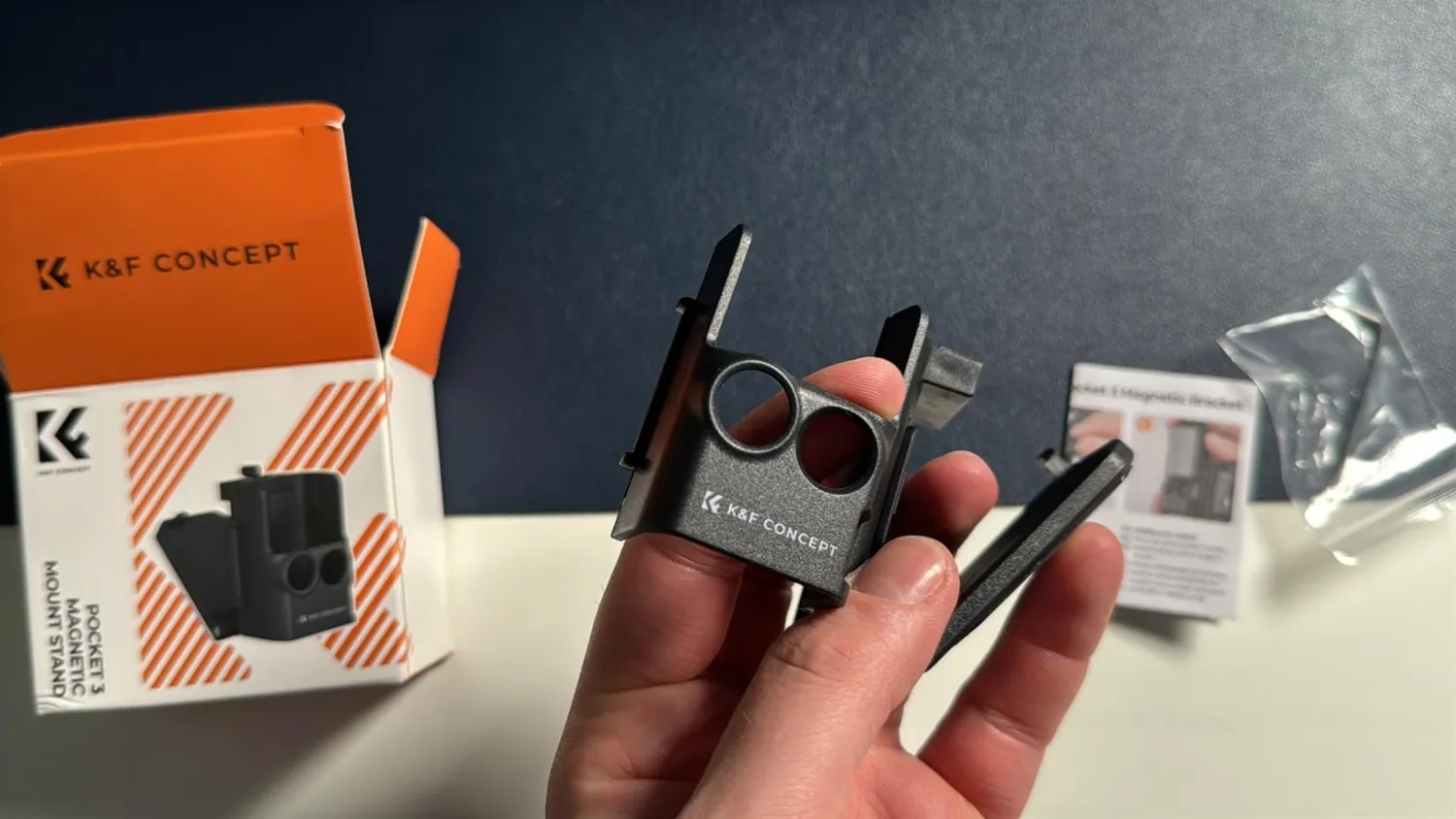 K&F Concept supporto magnetico Osmo Pocket 3 180°