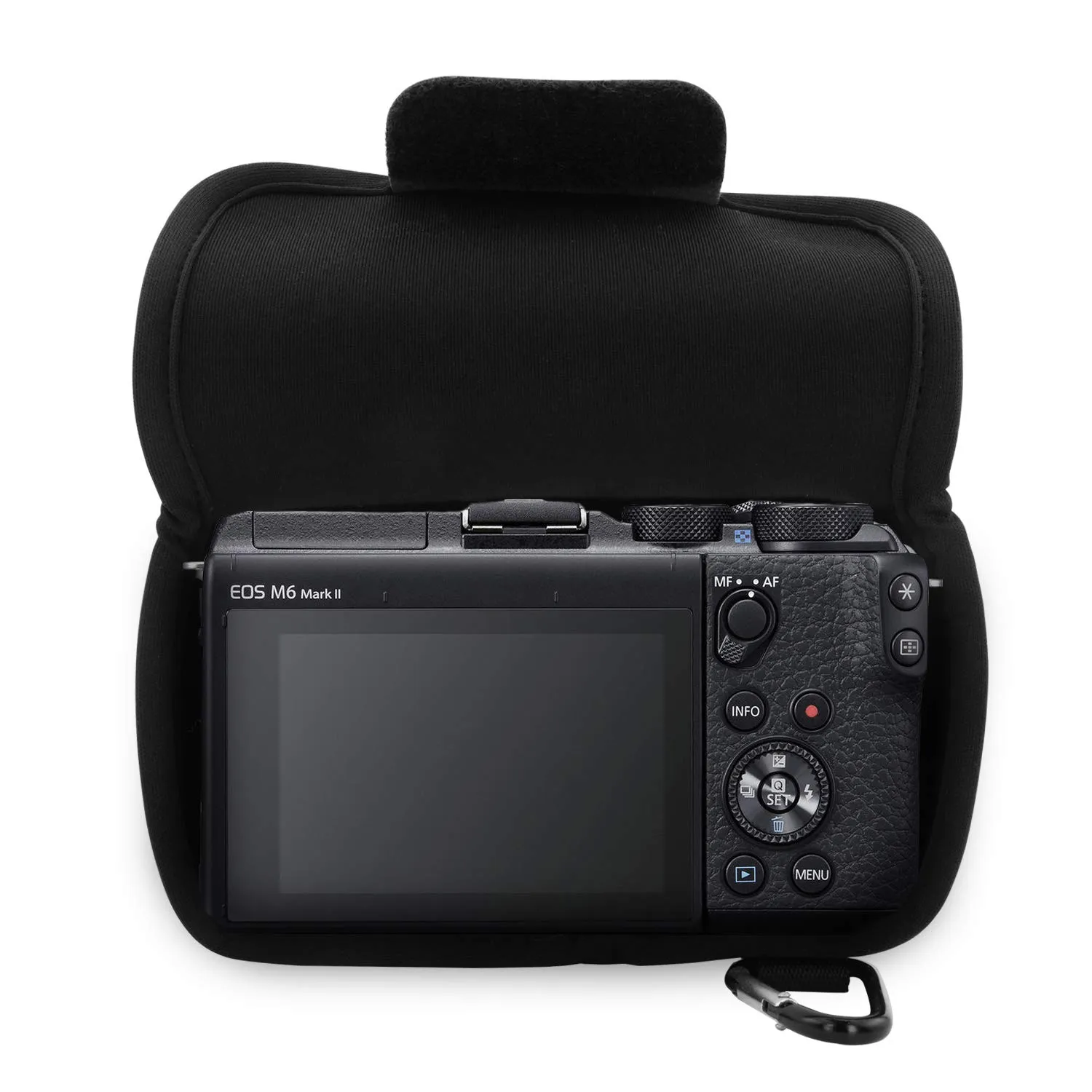 MegaGear MG1753 Custodia neoprene Canon EOS M6 Mark II nero