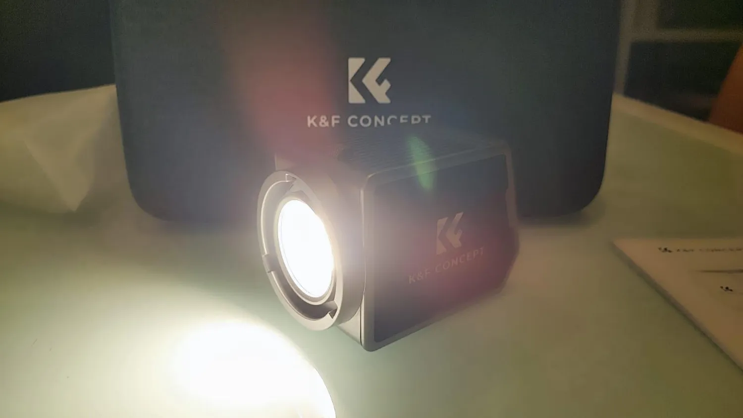 K&F Concept 60W COB Luce Video Bi-Color con Batteria