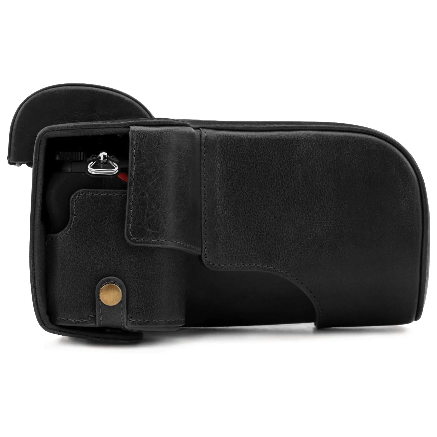 MegaGear Ever Ready custodia vera pelle per Nikon Z50 50-250mm