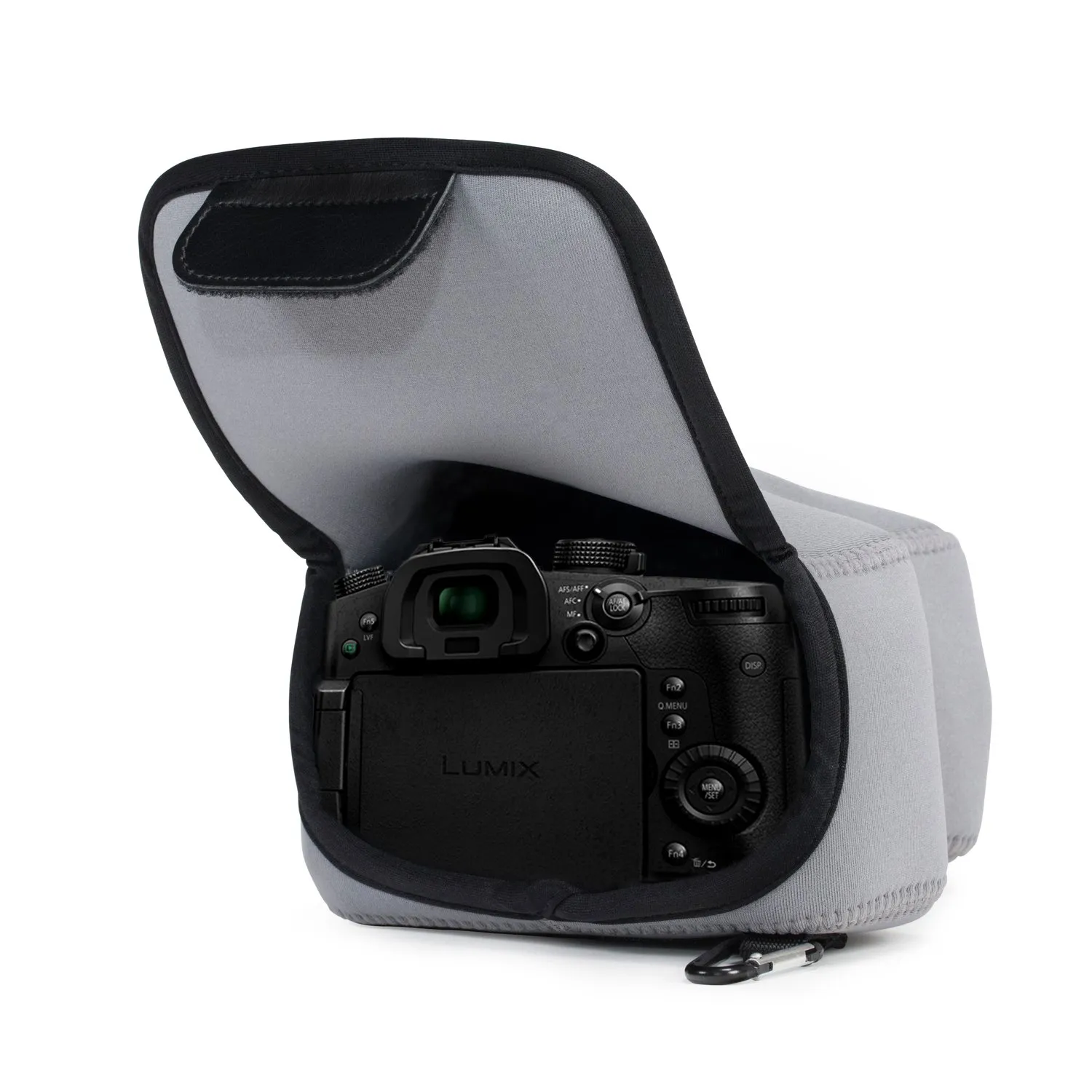 MegaGear MG1373 custodia neoprene Panasonic GH5 grigio