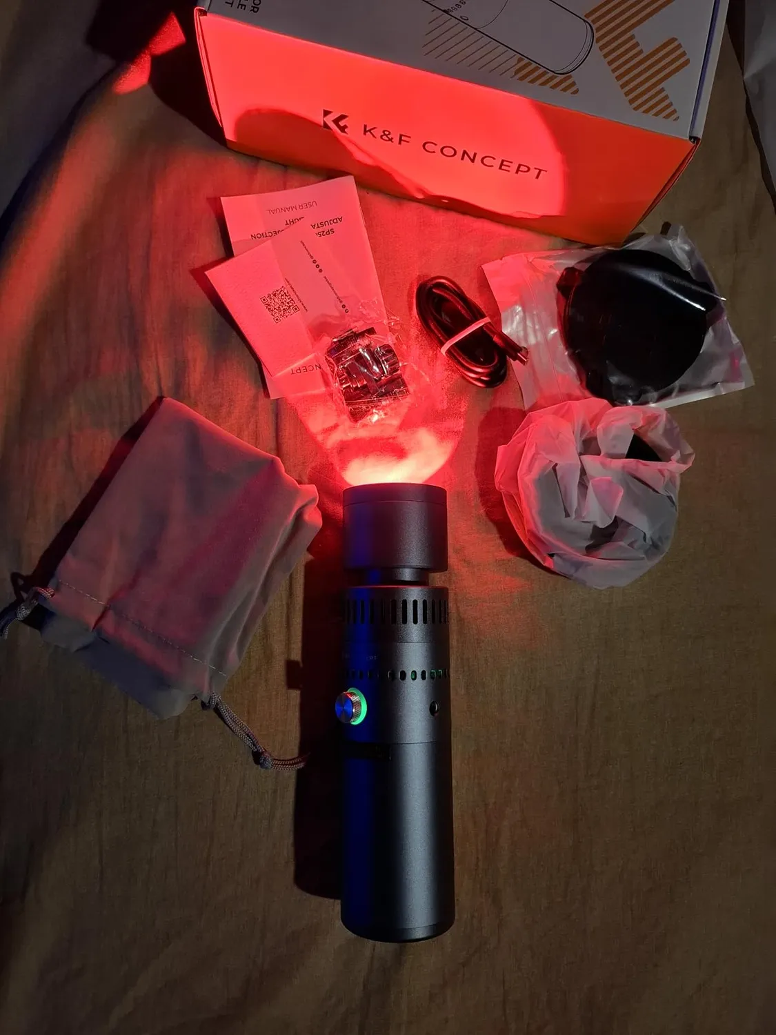 Concept SP25C torcia LED video 25W grigia CRI 96
