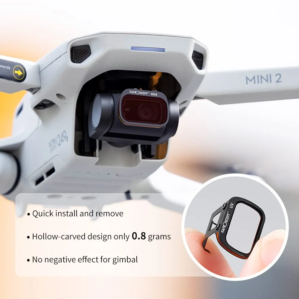 K&F Concept filtro ND per DJI grigio neutro
