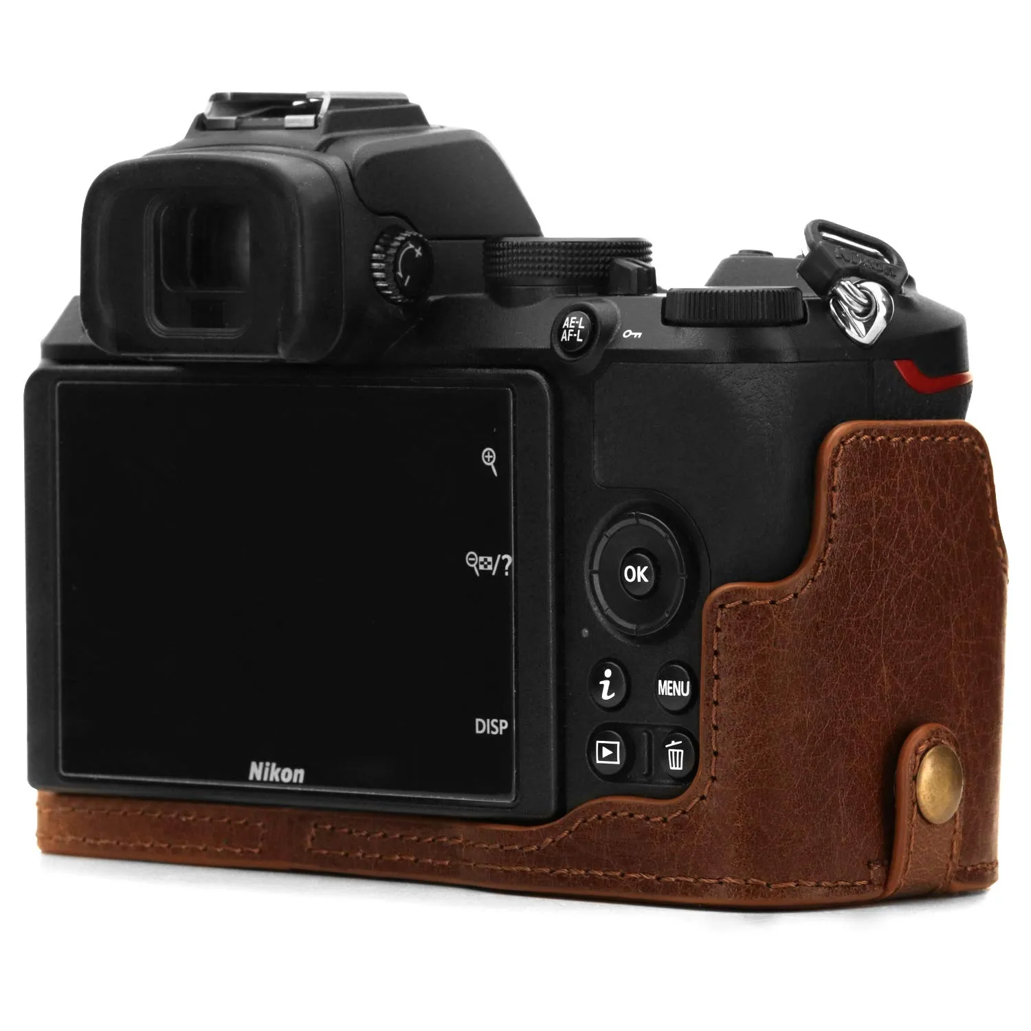 MegaGear Nikon Z50 MG1812 custodia pelle marrone ever ready