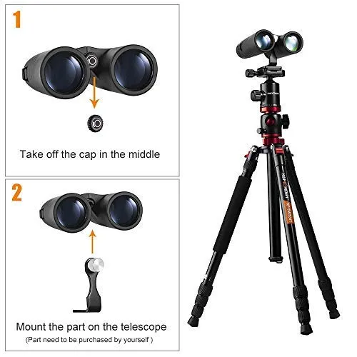K&F Concept 10x42 binocolo impermeabile BAK-4 birdwatching