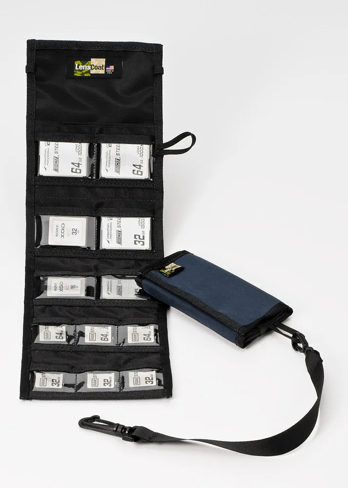 LensCoat Memory Wallet Combo 66 port rotating nero waterproof