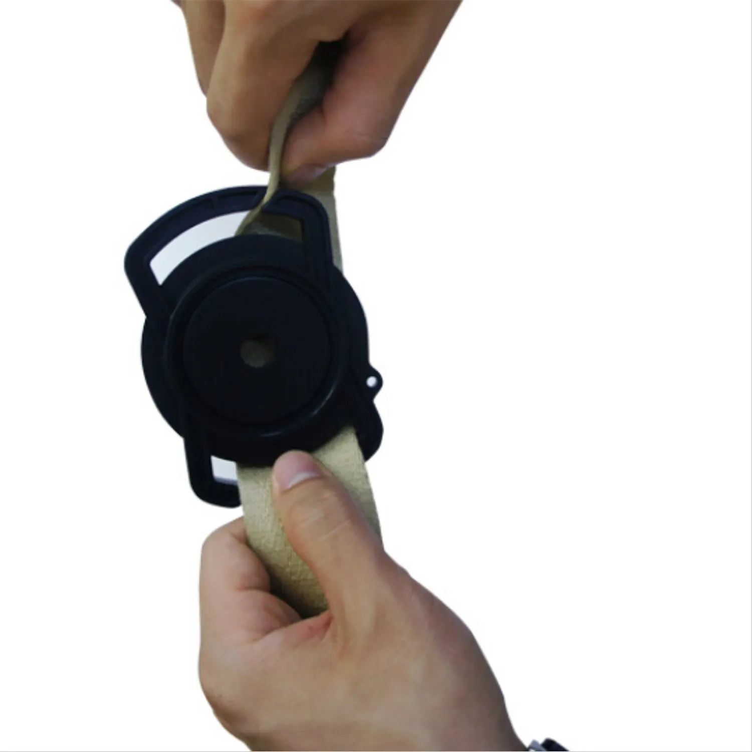 MegaGear Buckle supporto copriobiettivo 52/58/67mm tracolla