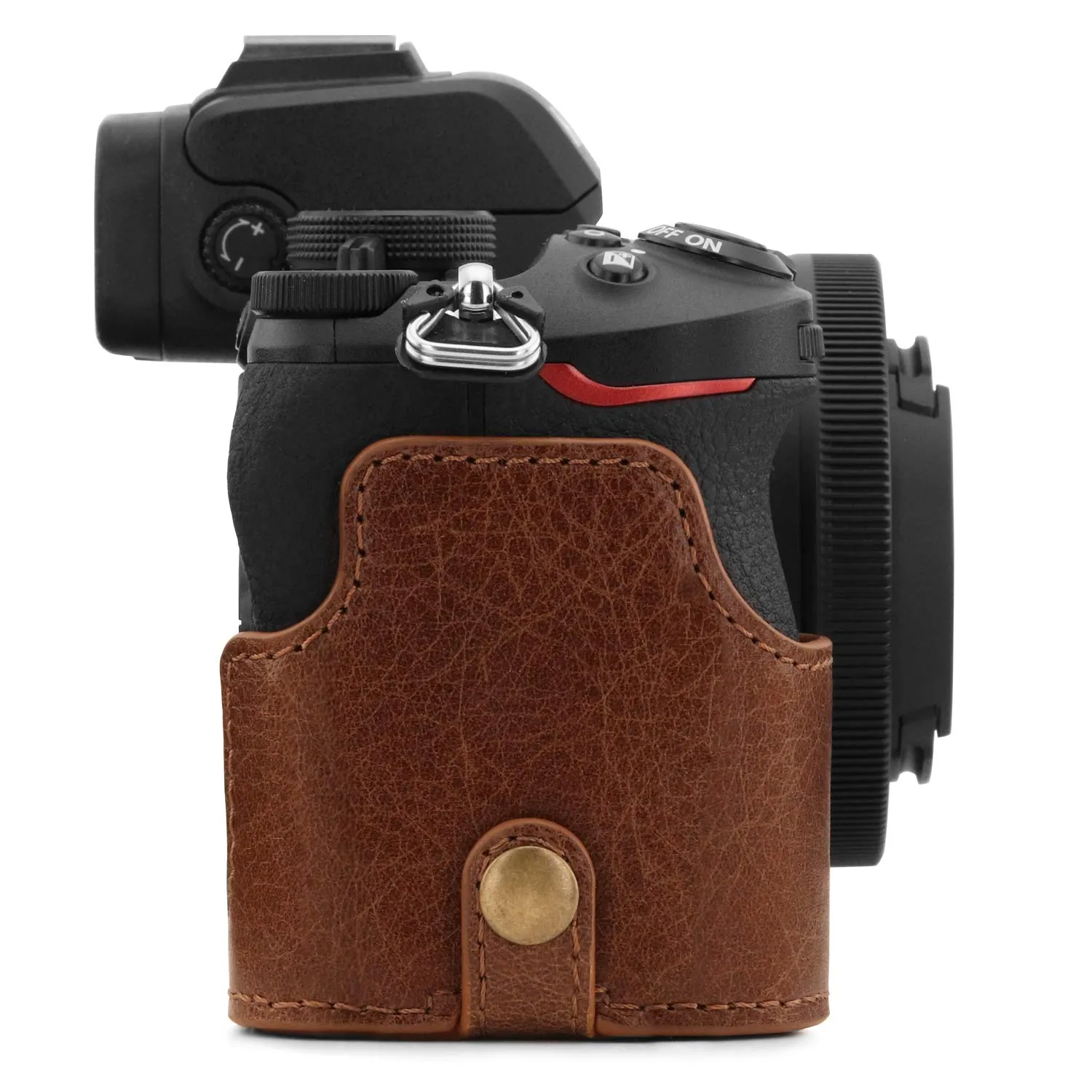MegaGear Nikon Z50 MG1812 custodia pelle marrone ever ready