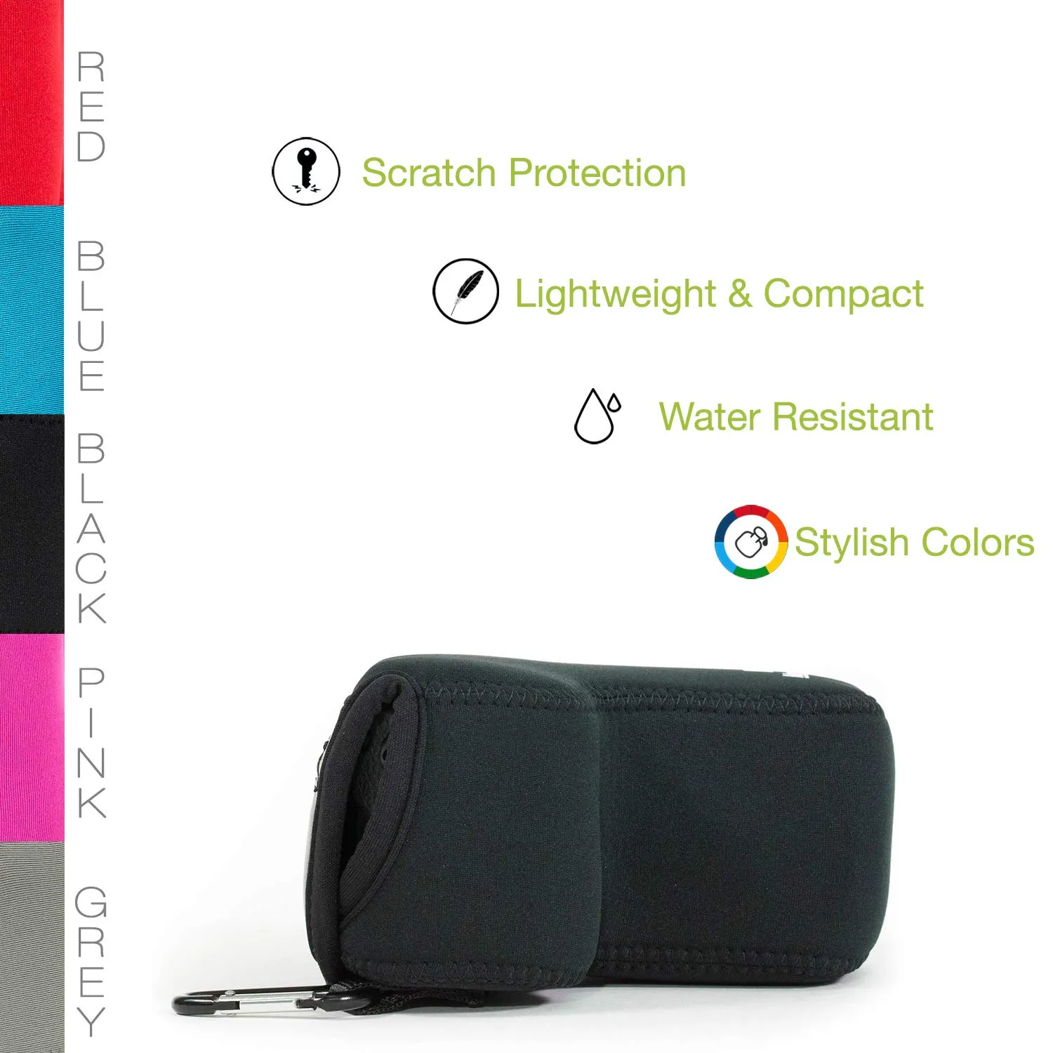MegaGear Custodia Neoprene Sony A6400 A6500 Nero