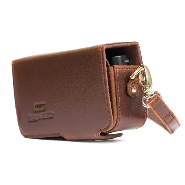 MegaGear Ever Ready custodia Canon SX280 HS pelle marrone