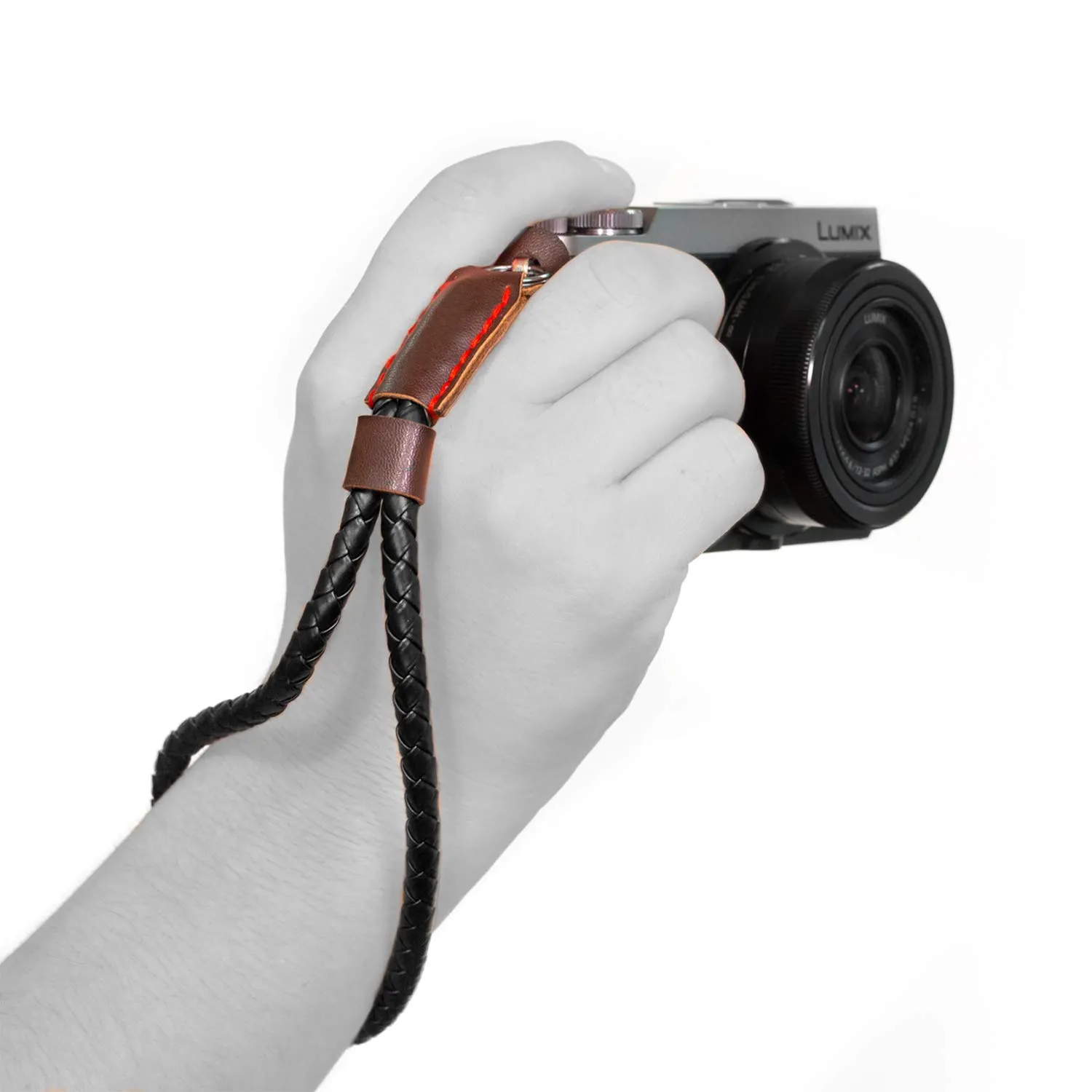 MegaGear Cinghia Polso Fotocamera Ecopelle Verde