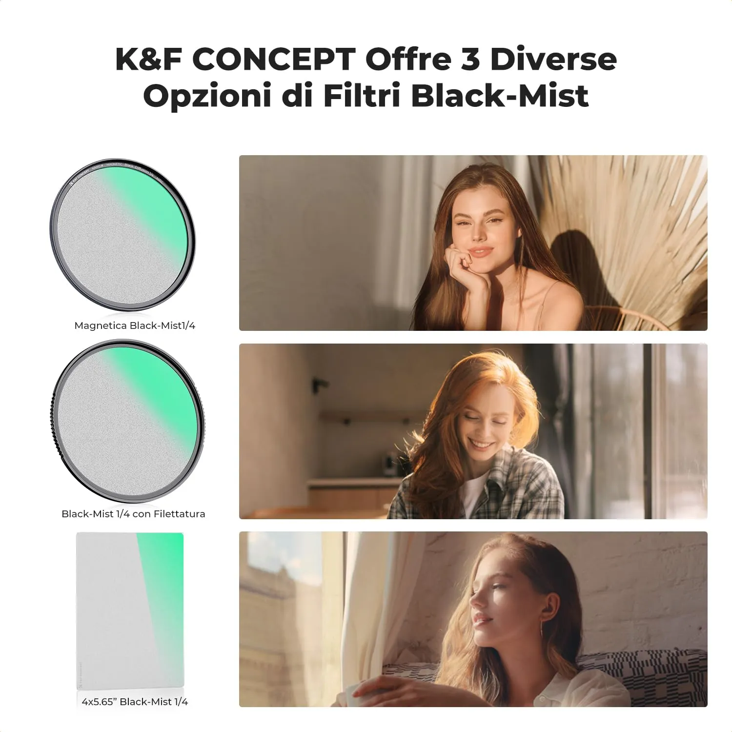 K&F Concept Nano-Xcel 67mm filtro Black Mist 1/4