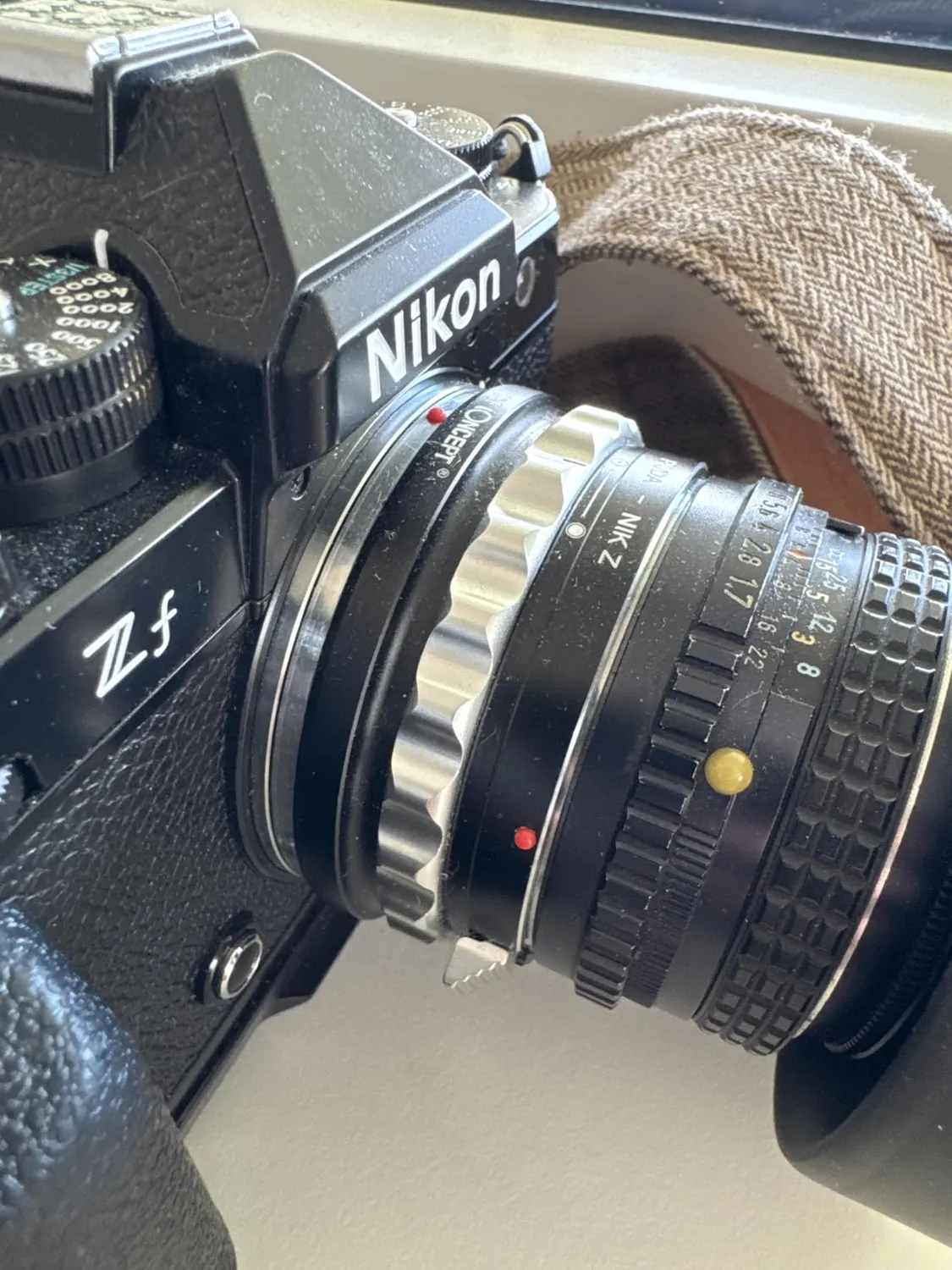 K&F Concept adattatore PK/DA-Nikon Z manuale ottiche Pentax K