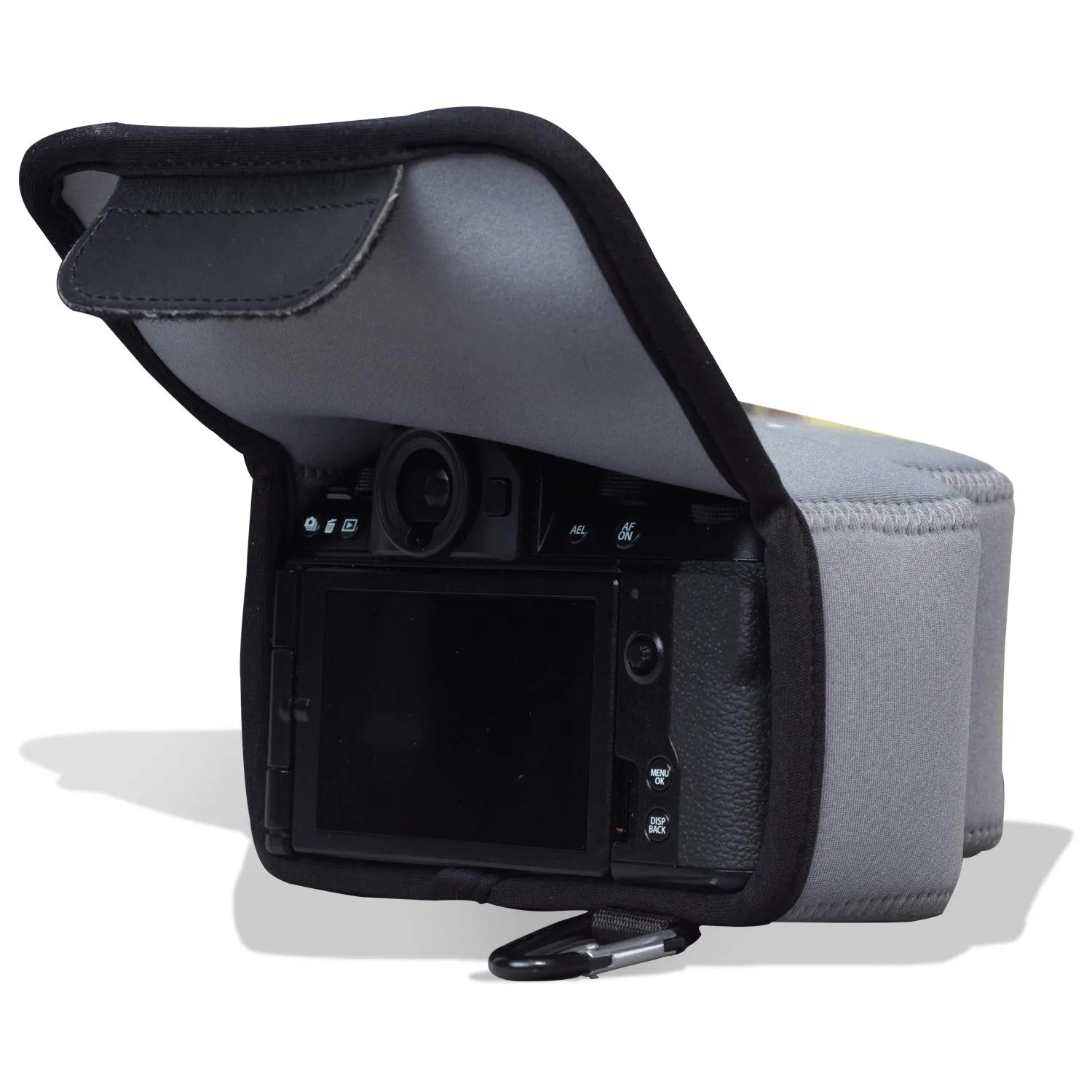 MegaGear custodia neoprene Fujifilm X-S10 grigio