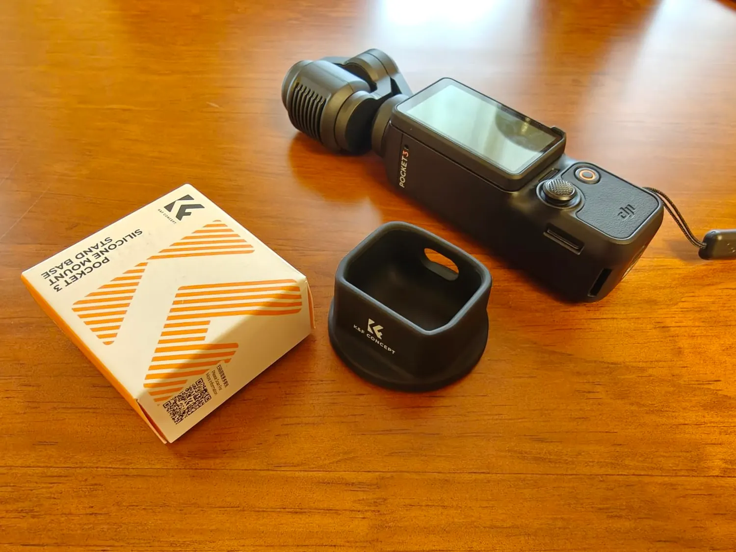 K&F Concept supporto silicone DJI Osmo Pocket 3 stand scrivania