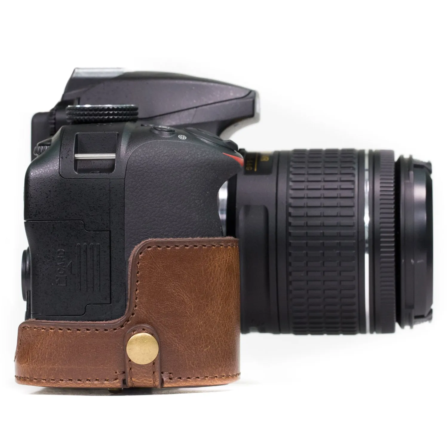 MegaGear MG857 Custodia Fotocamera Nikon D3400 Marrone Scuro