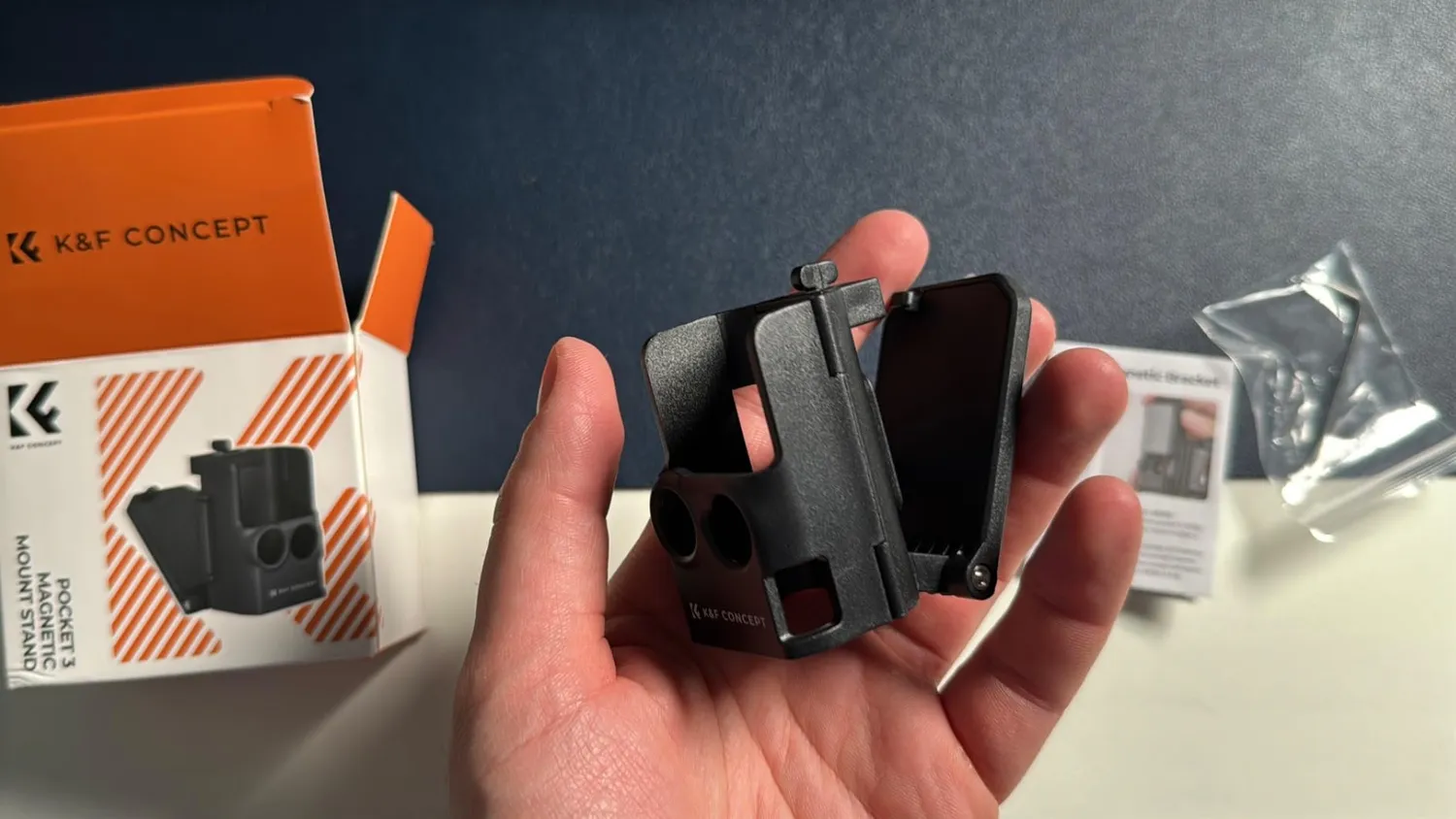 K&F Concept supporto magnetico Osmo Pocket 3 180°