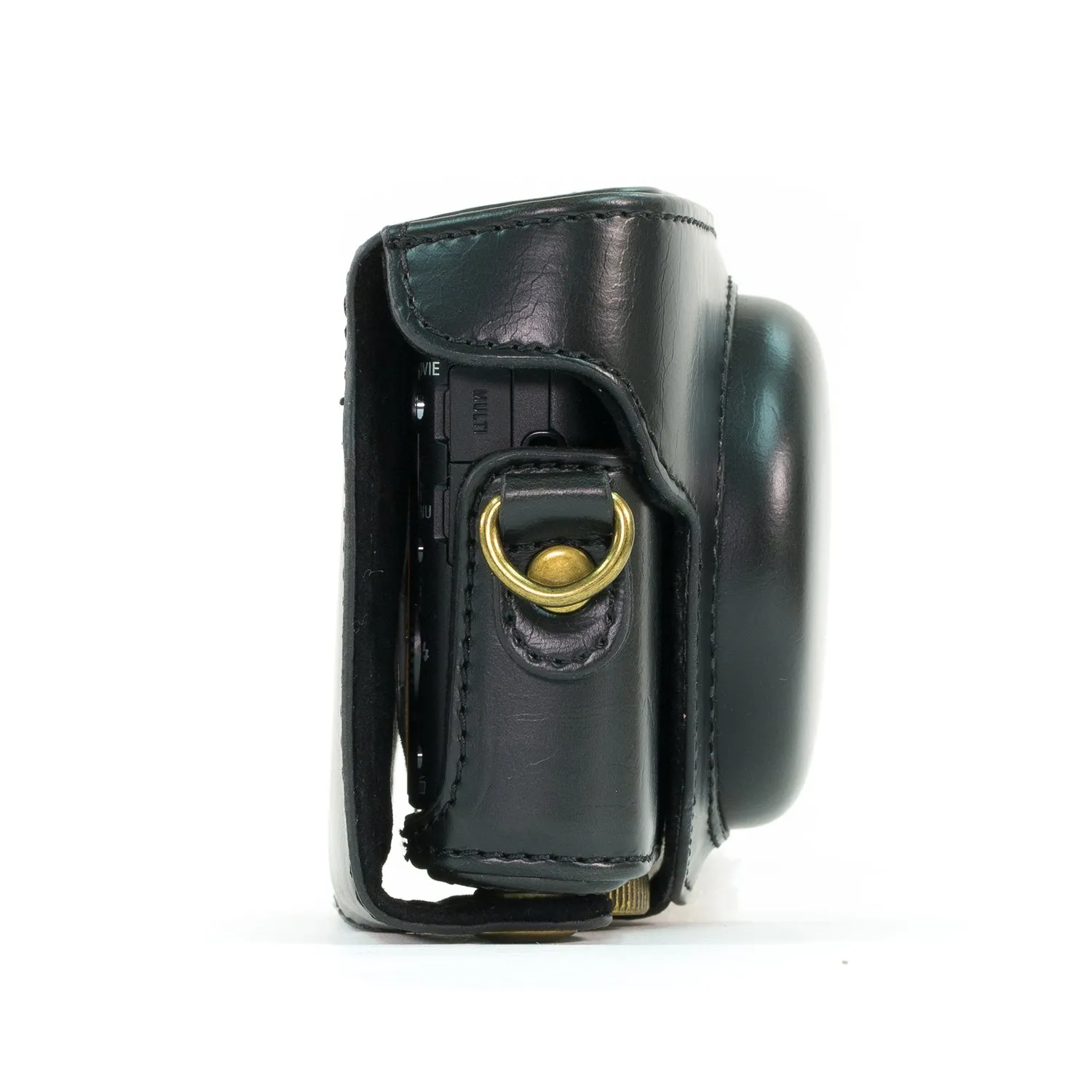 MegaGear Custodia Pelle Sony DSC-RX100 Nera Ever Ready