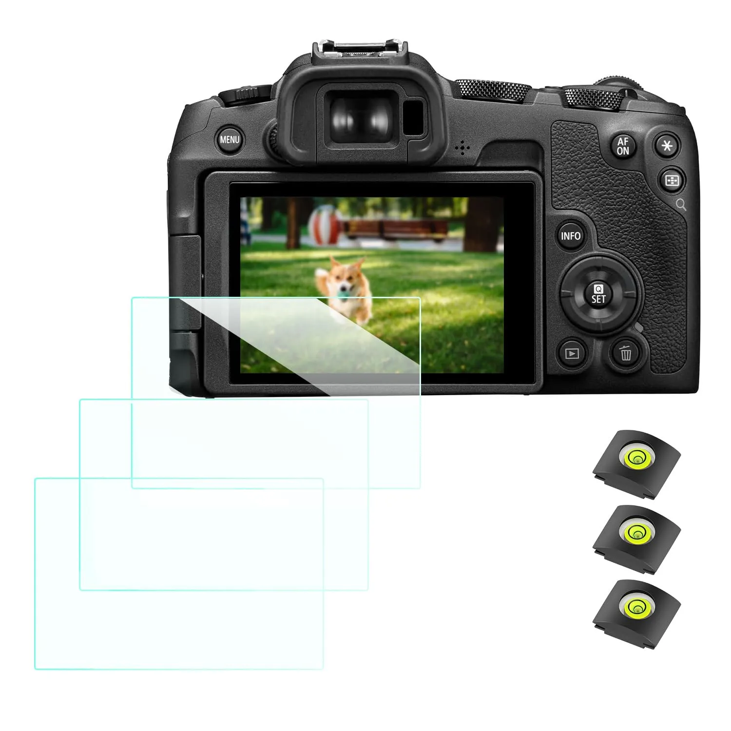 K&F Concept Pellicola Vetro Canon R6 R7 3 Pezzi 9H