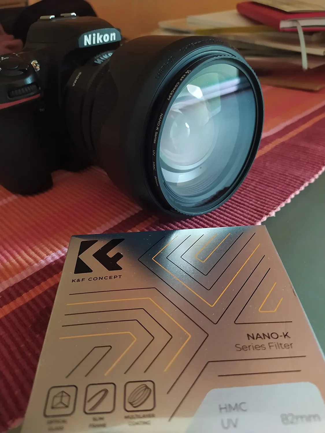K&F Concept Nano-Klear filtro UV 37mm antiriflesso