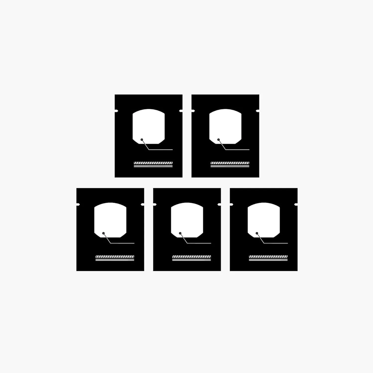 VSGO V-EB012E-S1 filtro soffiatore 5 pezzi alta efficienza