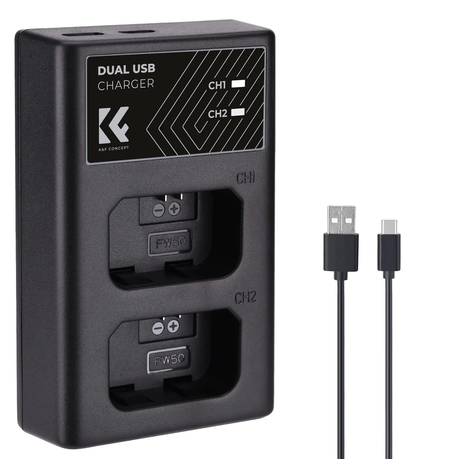 K&F Concept NP-FW50 Batteria Fotocamera 1100mAh Sony