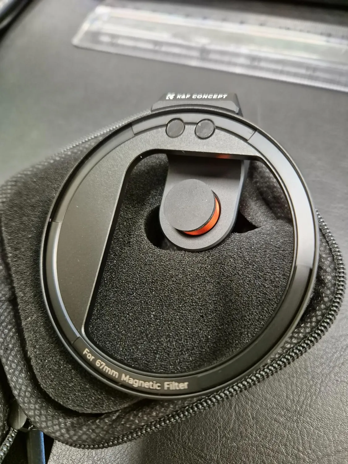 K&F Concept Clip-on magnetico 67mm adattatore smartphone