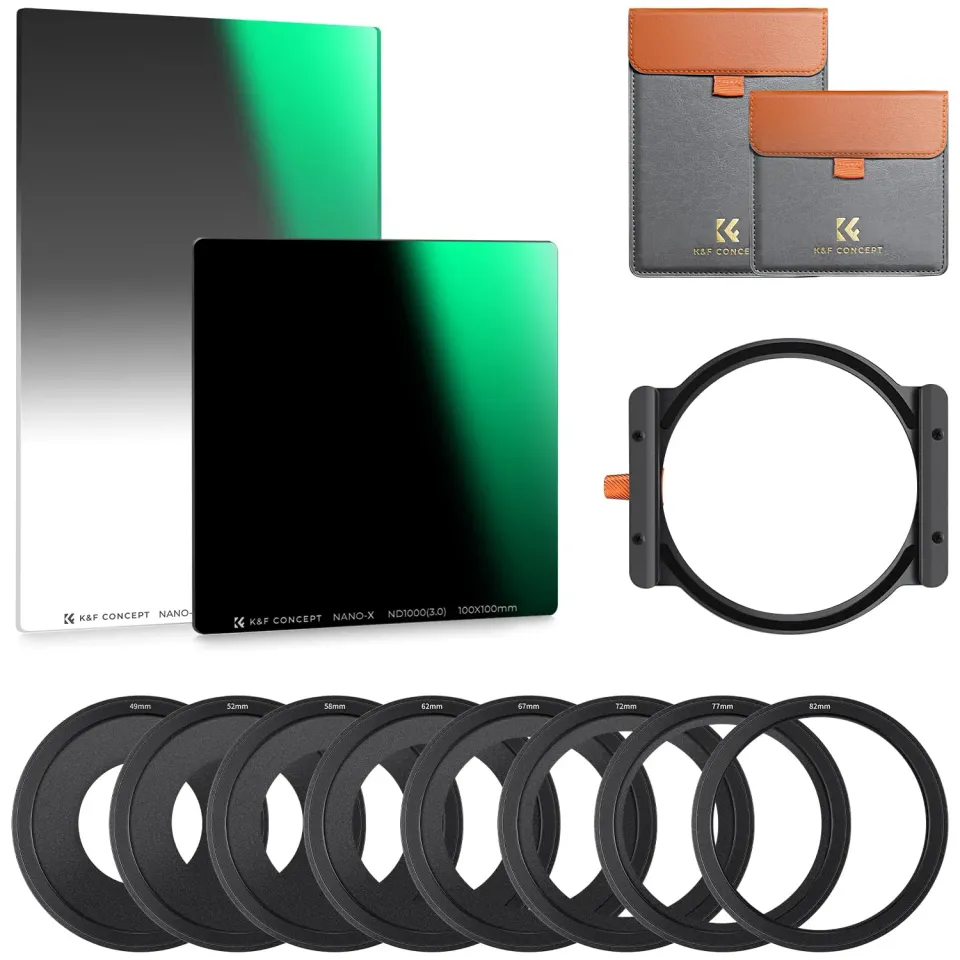 K&F Concept Nano-X Kit Filtri Quadrati ND1000 GND8