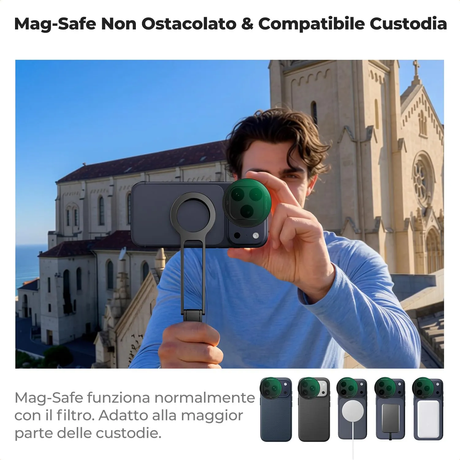 K&F Concept Snap-On filtro CPL per iPhone 17 Pro 9,5g