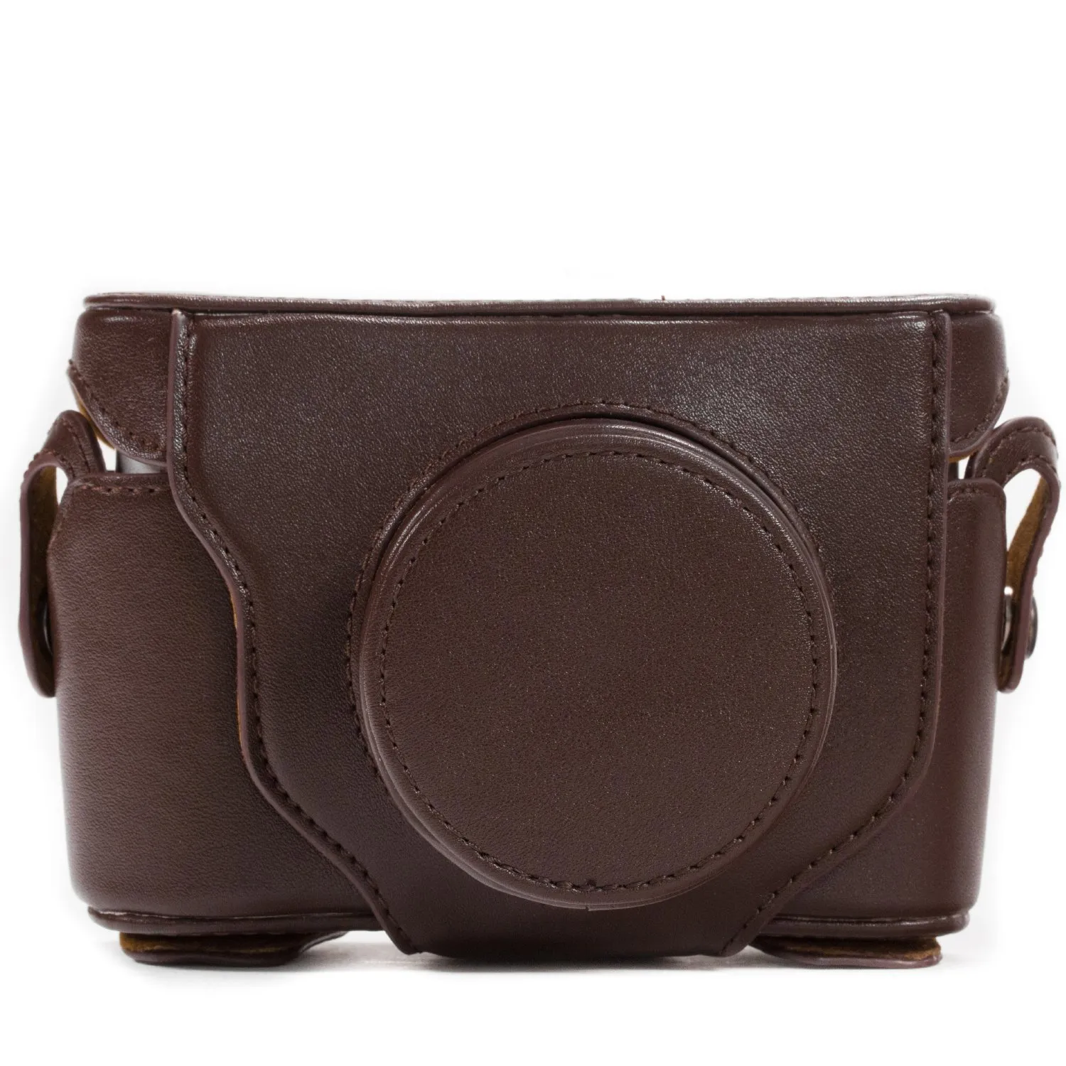 MegaGear Ever Ready Custodia Fotocamera X100S Marrone Scuro ecopelle