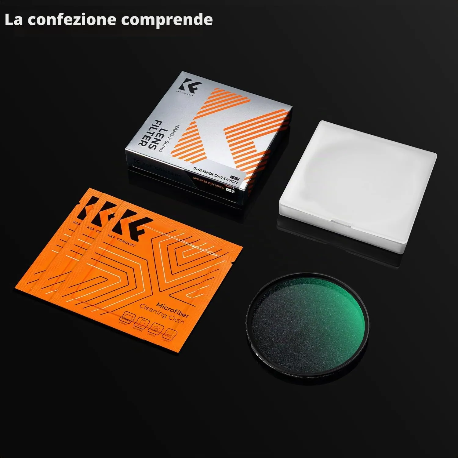 K&F Concept Nano-Klear Filtro Shimmer Diffusion 67mm Ritratto