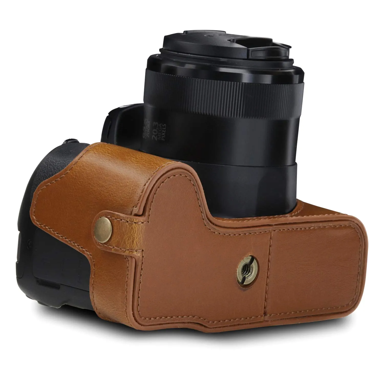 MegaGear Ever Ready SX70 HS custodia mezza ecopelle Canon