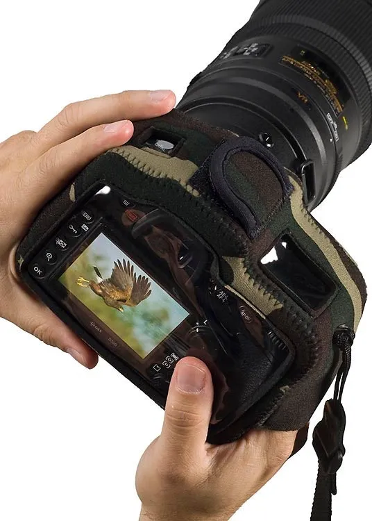 LensCoat BodyGuard M CB custodia mirrorless nero clear back