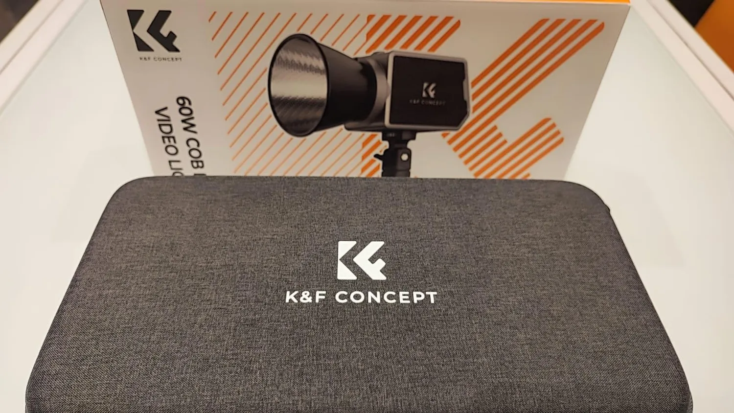 K&F Concept 60W COB Luce Video Bi-Color con Batteria