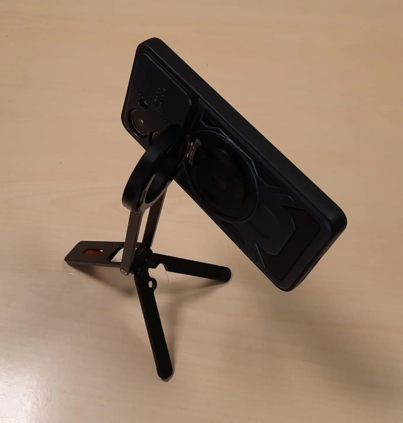K&F Concept Mini Treppiede Magnetico Smartphone Nero MagSafe