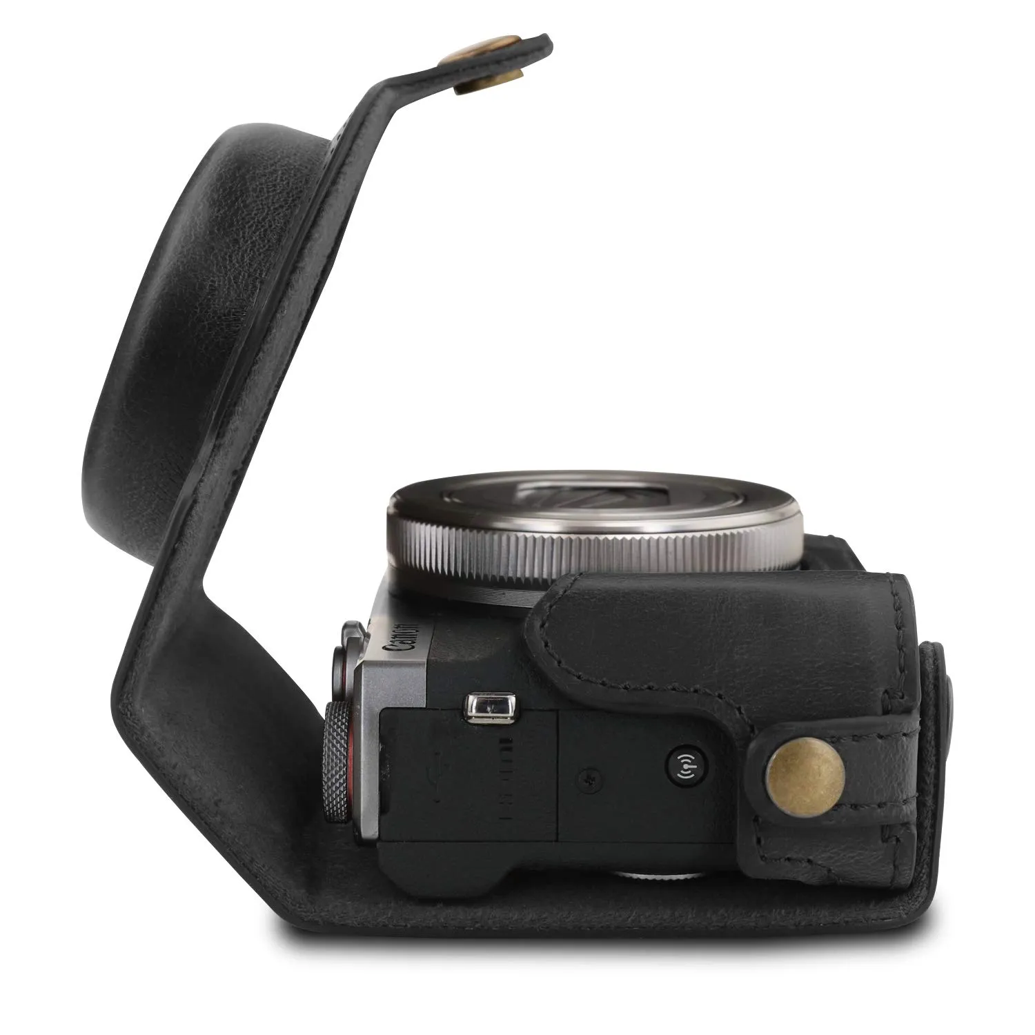MegaGear Canon G7X Mark III custodia fotocamera nera