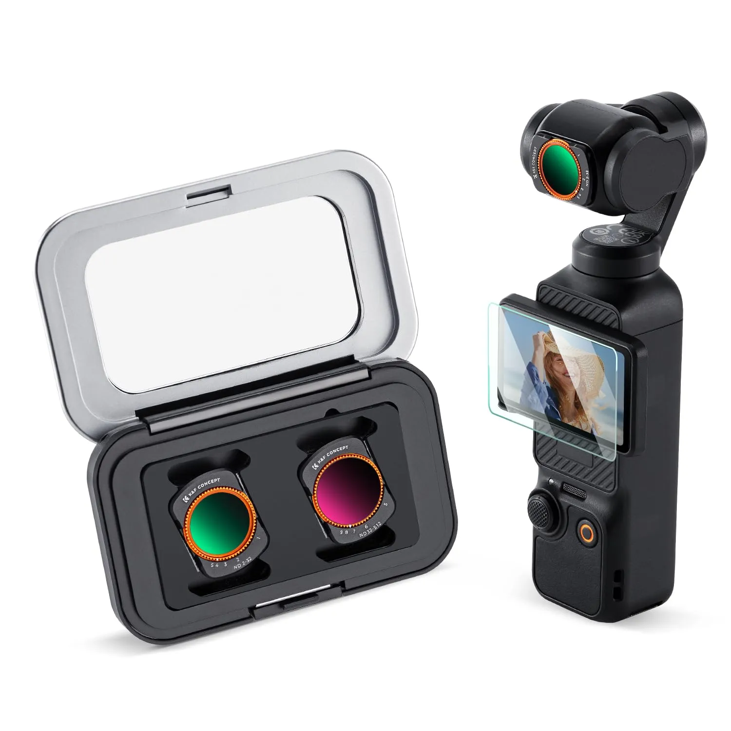 K&F Concept SerieK filtro ND32-512 Osmo Pocket magnetico