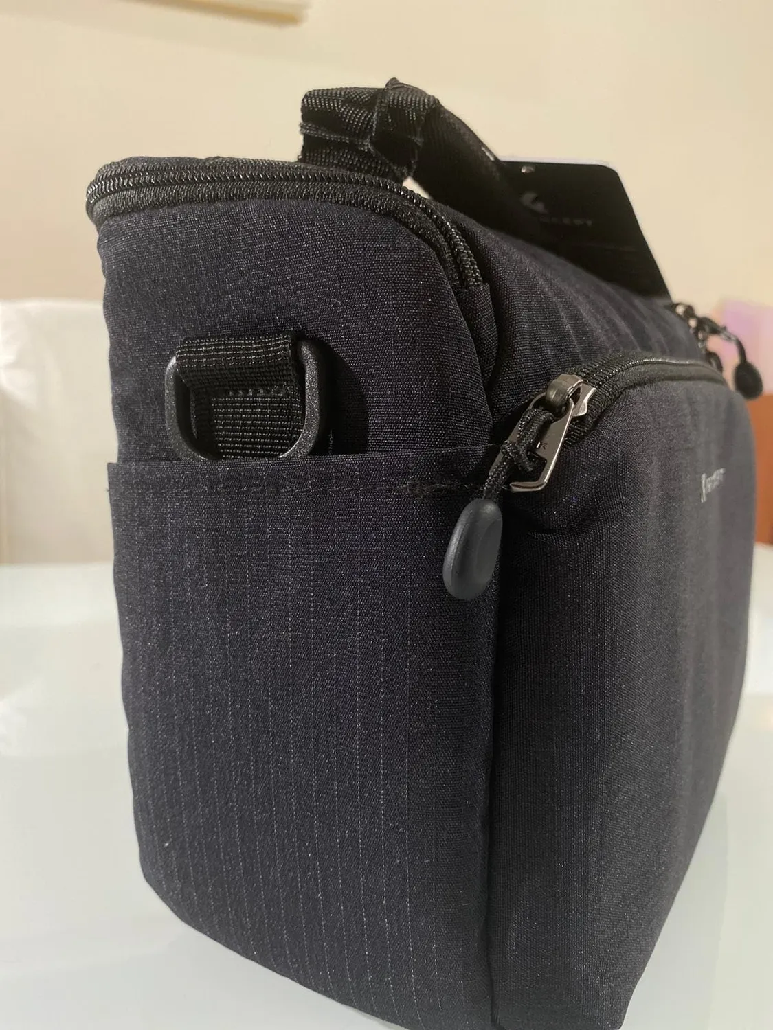 K&F Concept borsa fotocamera tracolla azzurra DSLR mirrorless