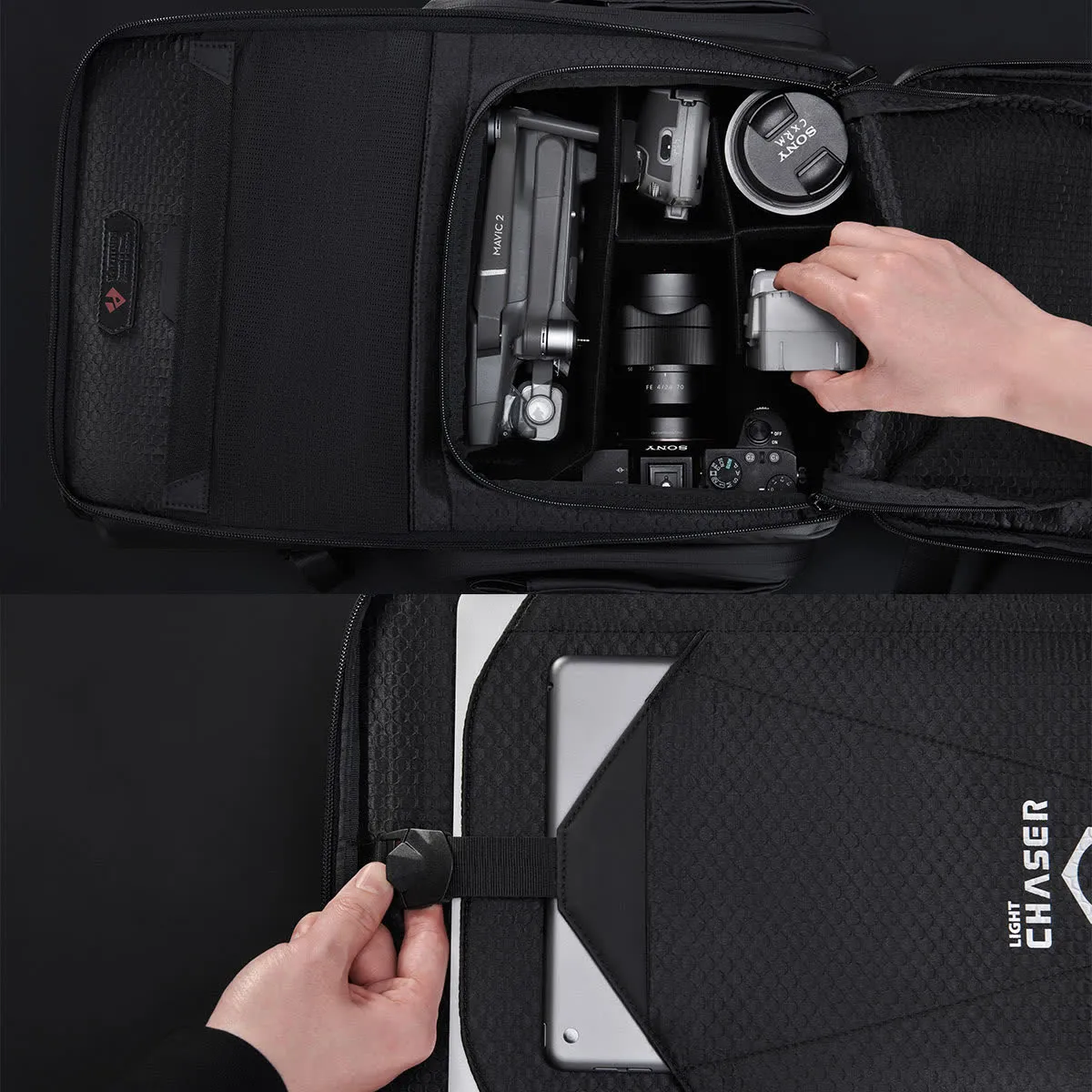 VSGO Black Snipe Pro zaino fotocamera 20L impermeabile