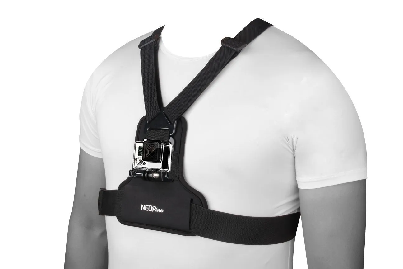 MegaGear cinghia collo spalla GoPro Hero SJ4000 nera