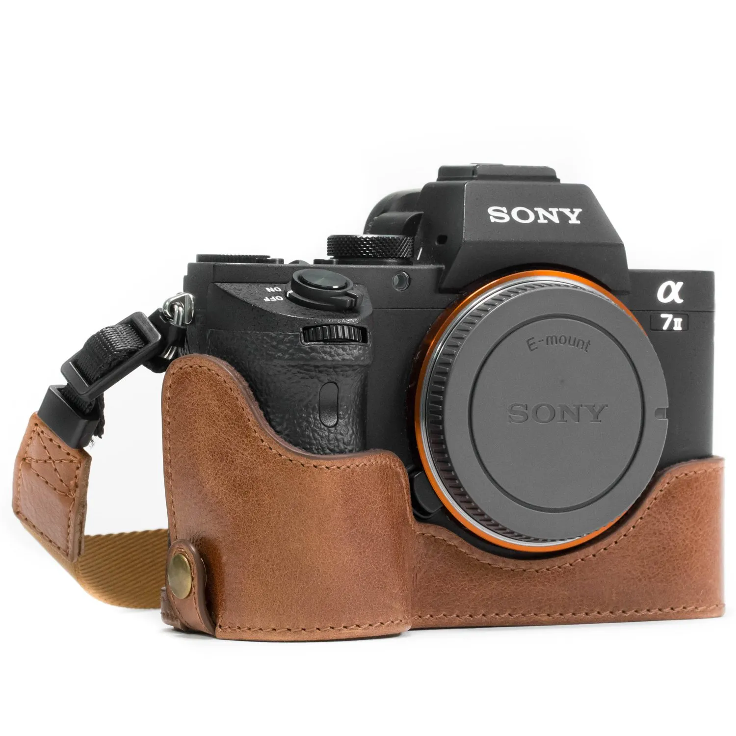 MegaGear Ever Ready custodia A7 II A7R II A7S II nera vera pelle