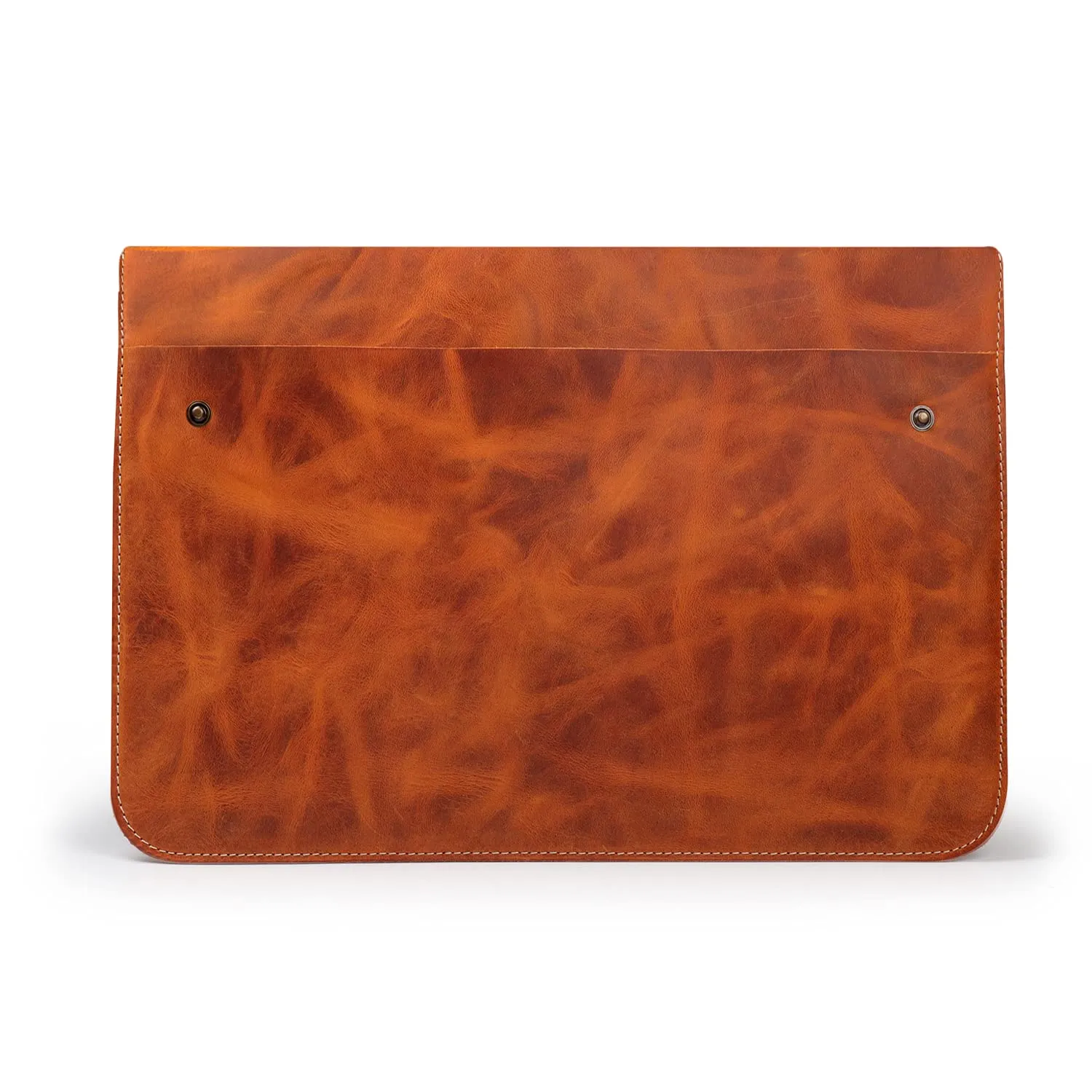 MegaGear Leather custodia laptop 13,3" vera pelle cammello