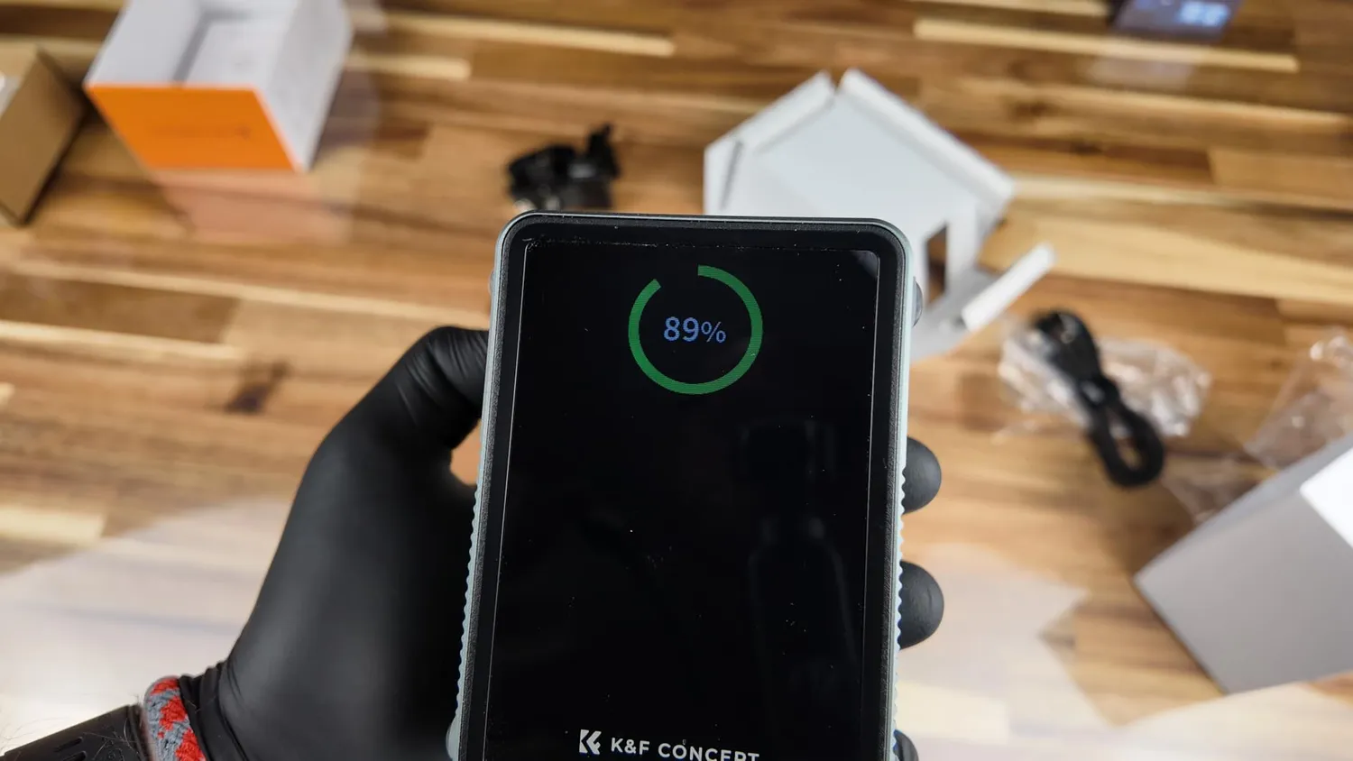 K&F Concept V-Mount 99Wh Mini batteria nera 14,8V video
