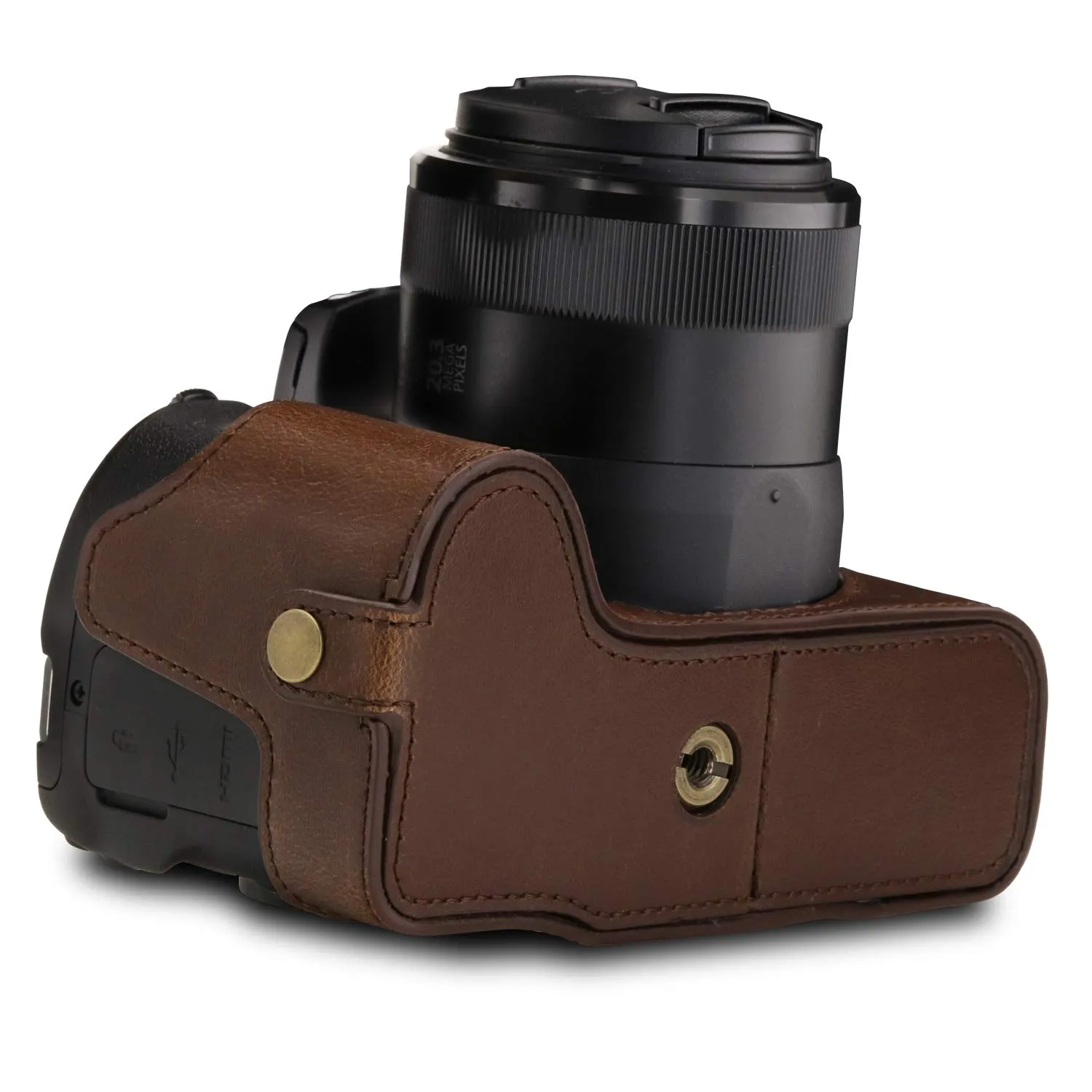 MegaGear Ever Ready mezza custodia ecopelle Canon SX70 HS