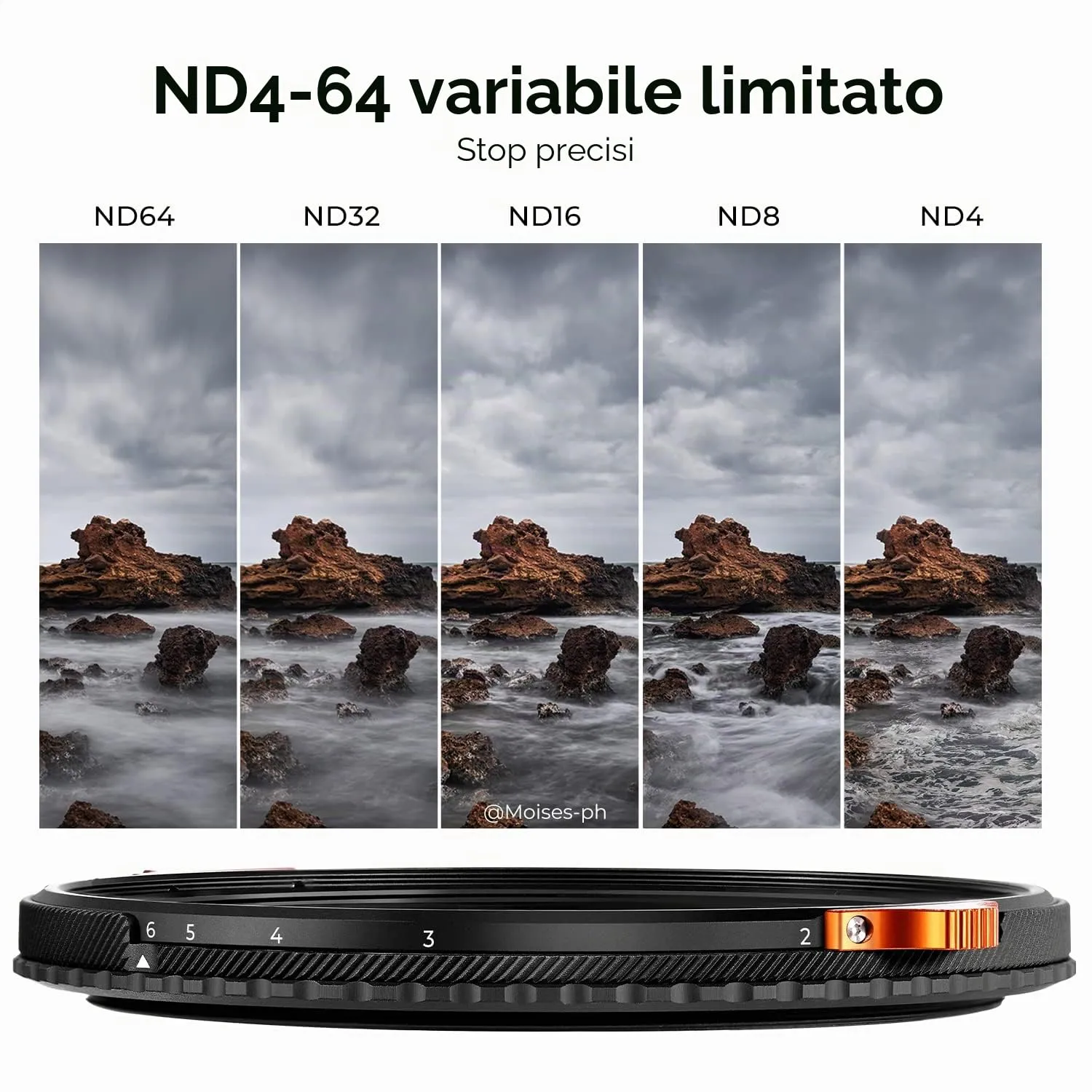 K&F Concept Nano-Xcel Filtro 67mm ND4-64 CPL 2in1