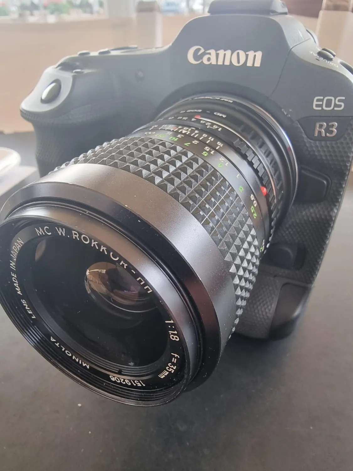 K&F Concept Anello Adattatore Minolta MD su Canon EOS R Manuale